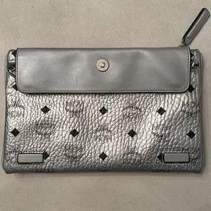 MCM | Bags | Mcm Trilogie Backpack In Berlin Silver Size 37  display picture 3